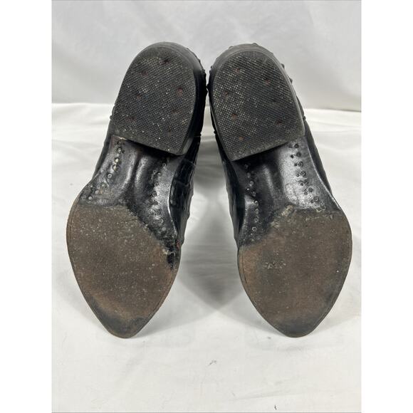 Soto Handmade Alligator Hornback Made in Mexico Tail Boots Size 8.5 Mex 27.5 - Picture 6 of 6